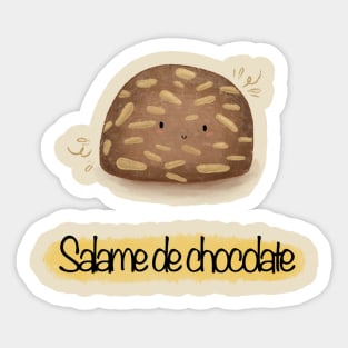 Salame de chocolate Sticker